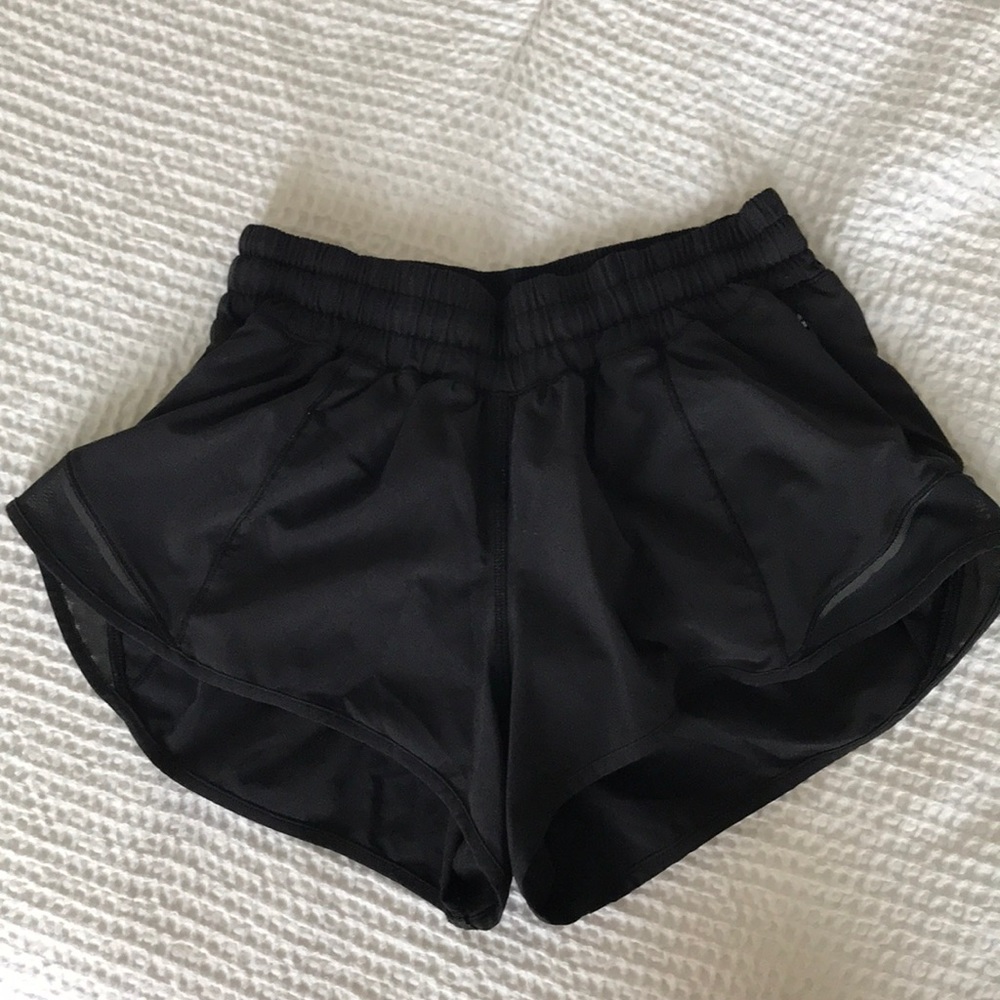 Black lululemon shorts